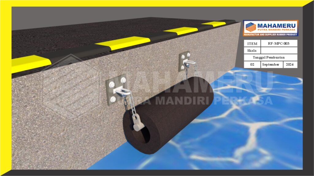 3D Rubber Fender Cylinder | MPM Perkasa