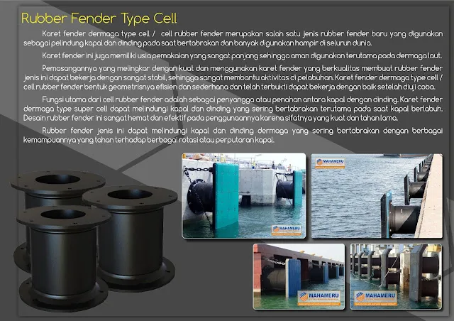 rubber fender cell, karet fender cell,