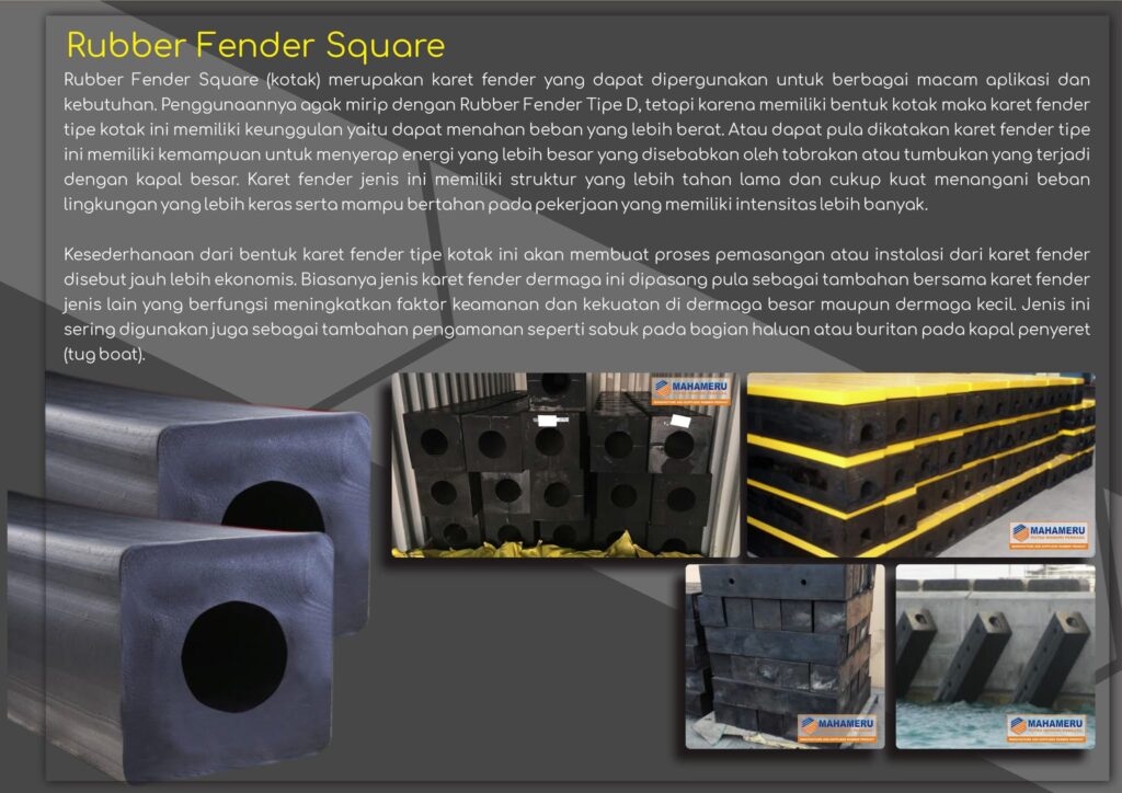 Rubber Fender Square | MPM Perkasa