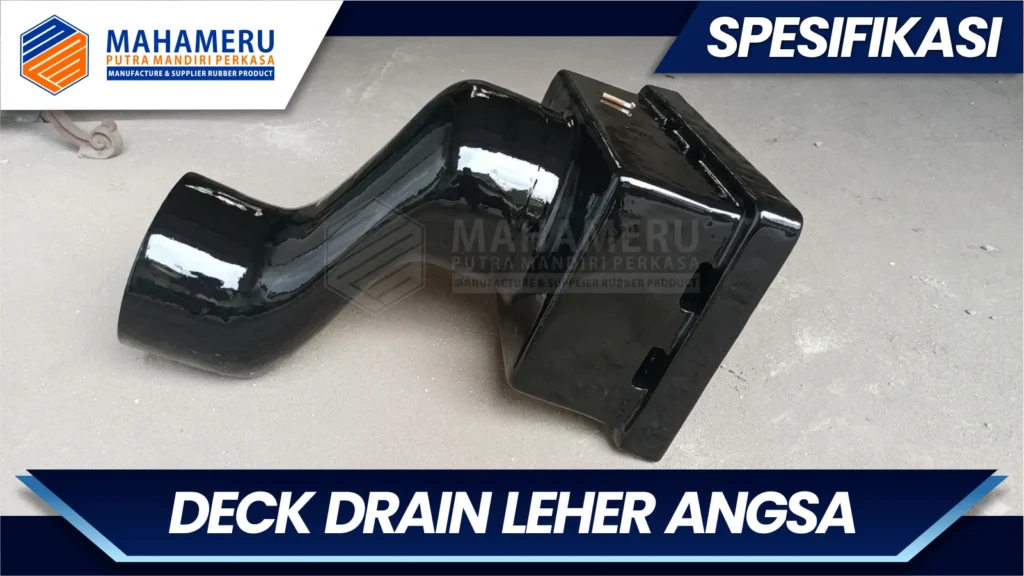 Deck Drain Leher Angsa Saluran Air