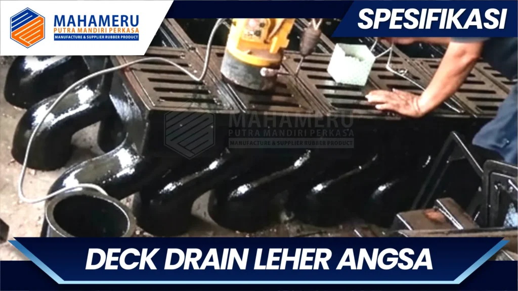 Deck Drain Leher Angsa Sistem Drainase