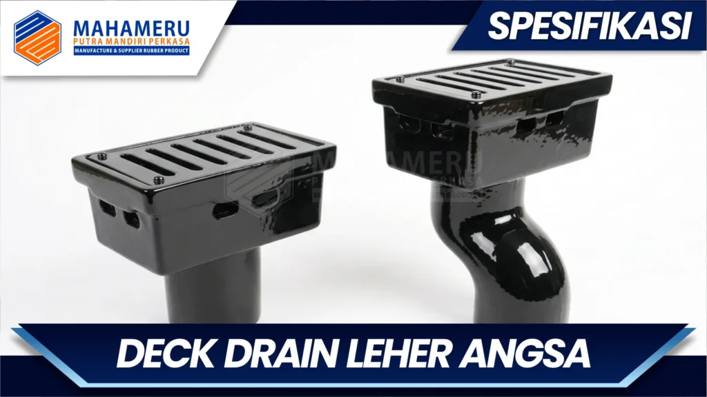 Deck Drain Leher Angsa Saluran Air