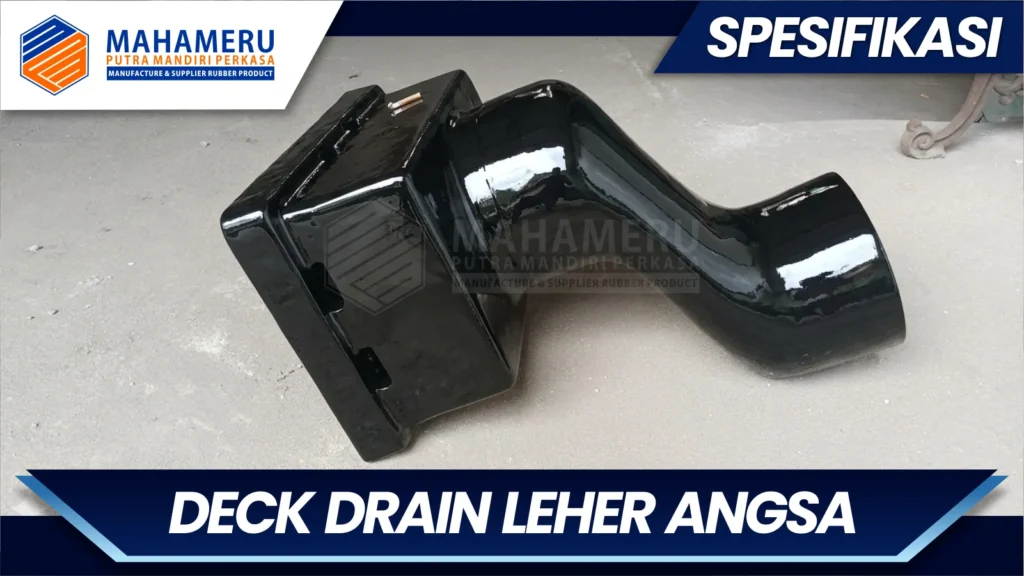 Deck Drain Leher Angsa Saluran Air
