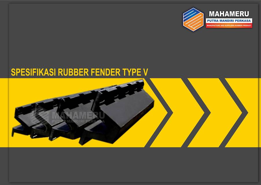 rubber fender v, karet fender v, fender v