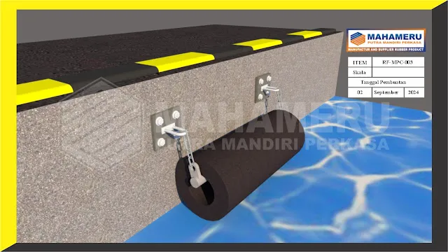 3D Rubber Fender Cylinder - MPM Perkasa