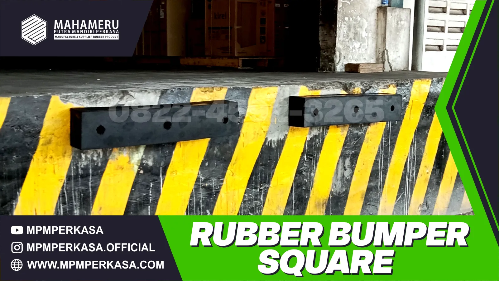 Rubber Bumper Square 150