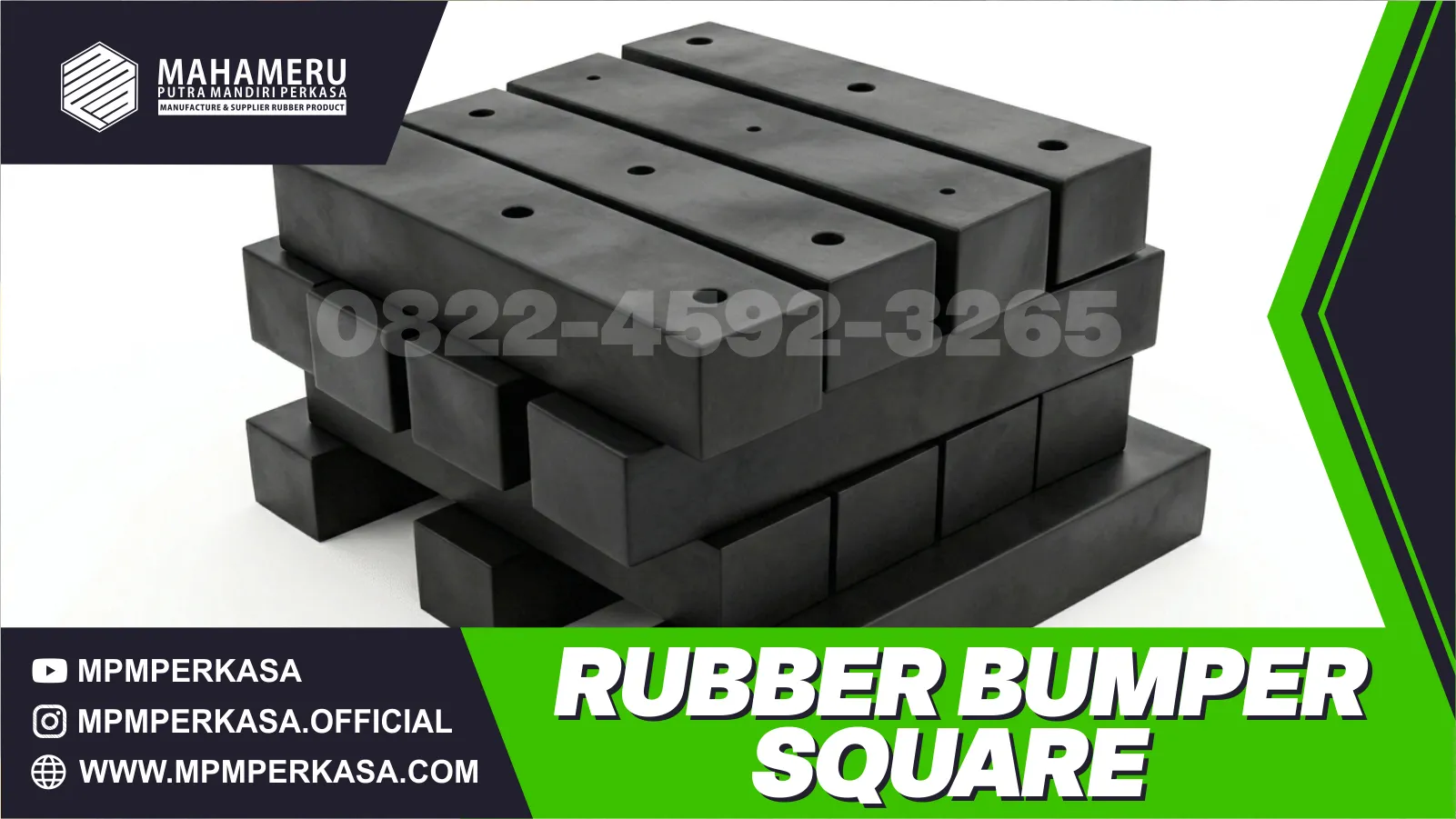 Rubber Bumper Square 400